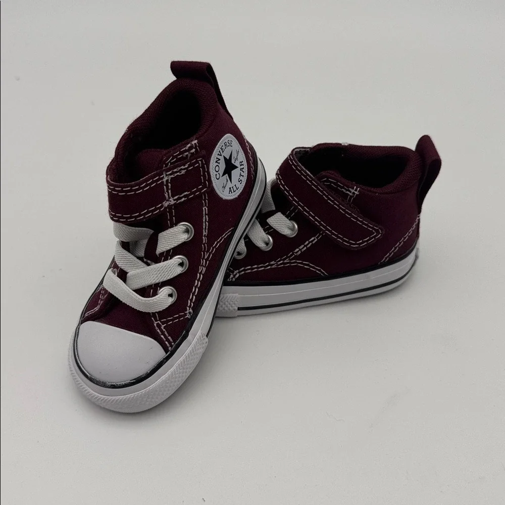 Converse Baby Maroon‎ High-Top Sneakers sz 5